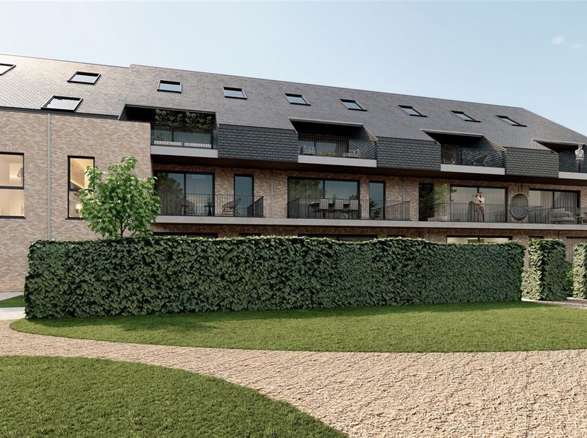 Appartement duplex neuf de 115 m² au 2ème et 3ème étage avec 2 chambres.<br />
Hall d'entrée commun.<br />
L'appartement lui-même :<br />
2ème étage :