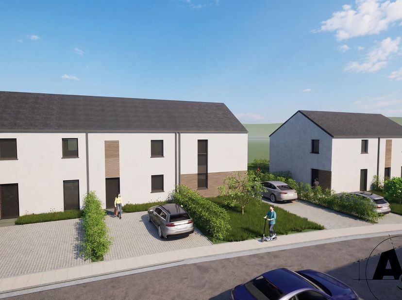 W Immobilière stelt u in Tintigny deze hedendaagse nieuwbouwwoning voor, gelegen op een perceel van meer dan 388 m². Deze halfopen woning met tuin bie