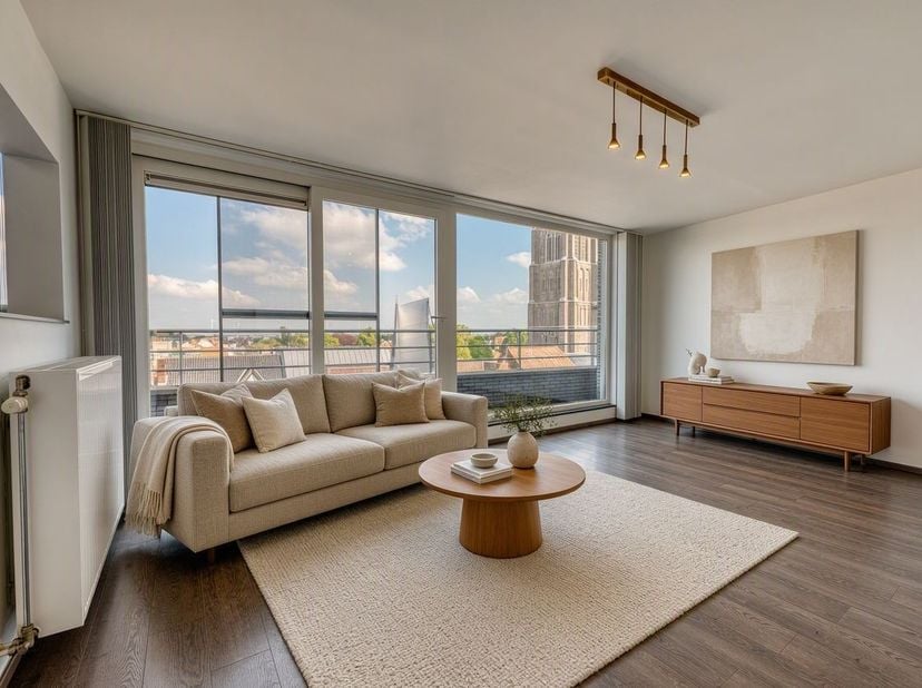 Dit verzorgd en instapklaar appartement bevindt zich op een uitstekende locatie, pal op de markt van Eeklo. Dankzij deze centrale ligging geniet je va