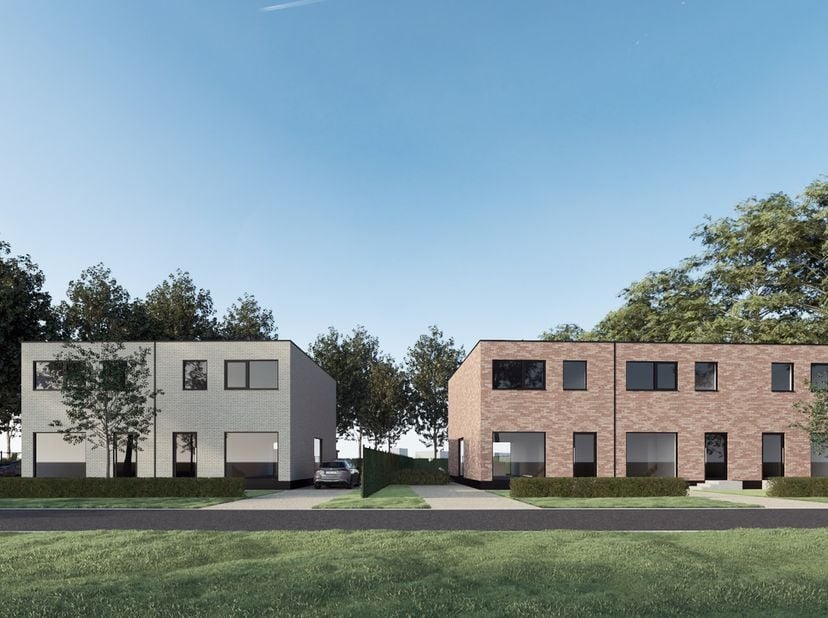 In de Biebuyckstraat in Deinze realiseert KEPLER één gesloten en vier halfopen woningen die comfort, licht en energiezuinigheid perfect combineren. De