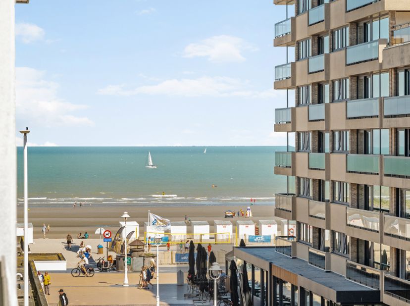 Cet appartement élégant et économe en énergie bénéficie d'un emplacement exceptionnel à Nieuwpoort-Bad, au sein de la petite résidence Robbe Douce (co