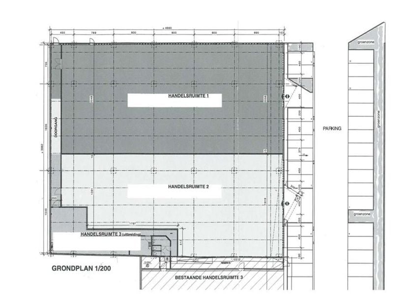 Commerciële ruimte op toplocatie – Bergensesteenweg, Sint-Pieters-Leeuw<br />
Deze commerciële oppervlakte bevindt zich op een zichtlocatie langs de d