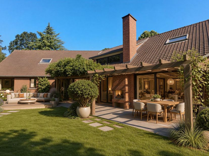 ✓ Éléments favorables :<br />
<br />
- villa de type moderniste des années 70<br />
- région à valeur immobilière élevée (Brabant Wallon)<br />
- prop