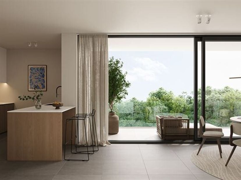 Woonproject Pullaire biedt een harmonieuze mix van twaalf appartementen en twaalf woningen, omgeven door een rustgevend groen binnengebied. In Pullair