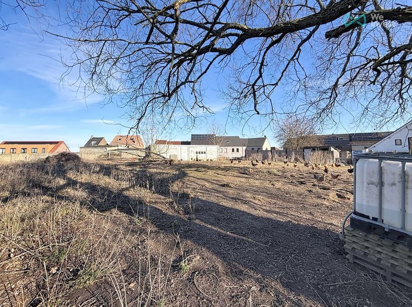 *** A VENDRE *** REBECQ - Terrain principal de 13 ares 25 centiares + terrain de fond d’environ 2 ares 26 (orientation Sud-Ouest) selon plan de divisi