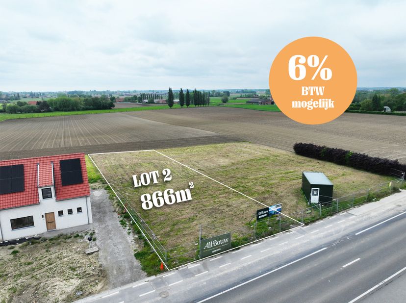 Langs de Ruiseleedsesteenweg in Tielt realiseert All-Bouw deze hedendaagse gezinswoning op een bouwgrond van maar liefst 866 m². Je geniet er van veel