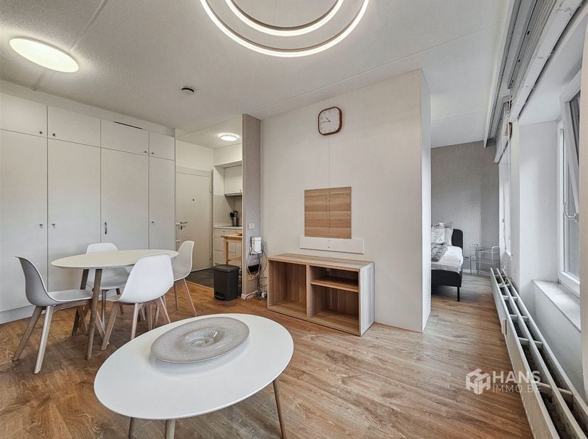 Subliem uitgeruste gemeubelde studio (35m²) op toplocatie te Antwerpen.<br />
<br />
In de kaasstraat te Antwerpen vinden we op de vierde verdieping