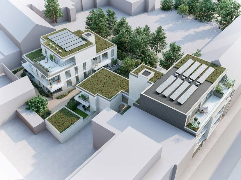 APPARTEMENT A2.2 IN WOONPROJECT DE BÓNGERT.<br />
ALGEMEEN<br />
Met veel plezier stellen wij u De Bóngert voor: een stijlvol en energiezuinig woonpro