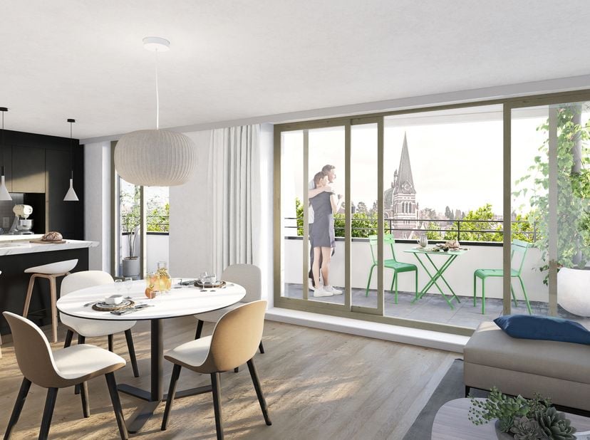UKKEL – Ideaal gelegen in het hart van een gegeerde sector, op enkele stappen van het Sint-Jobplein, het Wolvendaelpark en het Vivier d’Oie, prachtig