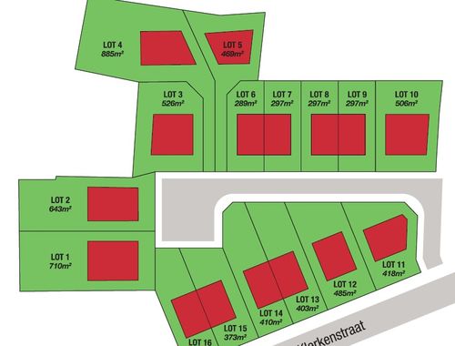                                         Bouwgrond te koop in Houthulst, € 108.463,35
