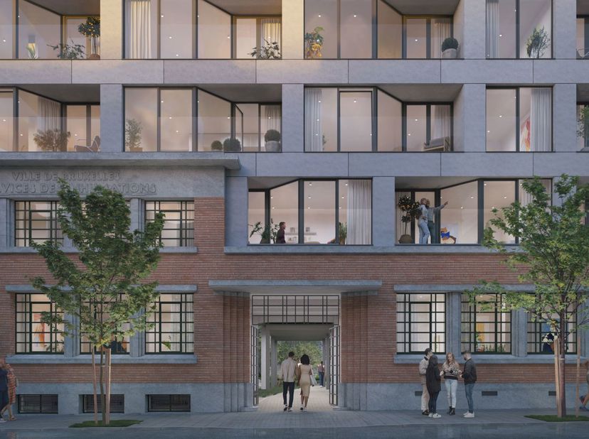 EVERE - Situé dans la reconversion d'un immeuble de style Art Déco, dans un quartier calme et résidentiel, à proximité de nombreuses facilités (écoles