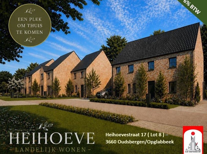 Ligging :<br />
Welkom bij Heihoeve, een exclusief nieuwbouwproject van zes stijlvolle halfopen bebouwingen, gelegen in het groene hart van Oudsbergen