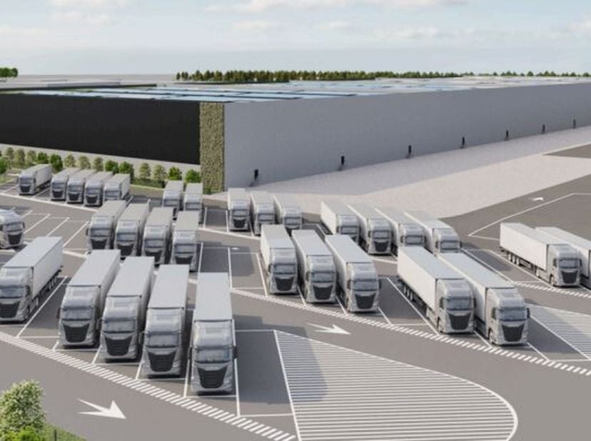 Logistiek platformmet een totale oppervlakte van 38.423 m², bestaande uit magazijnruimte en kantoren. <br />
<br />
 De site is specifiek ingericht vo