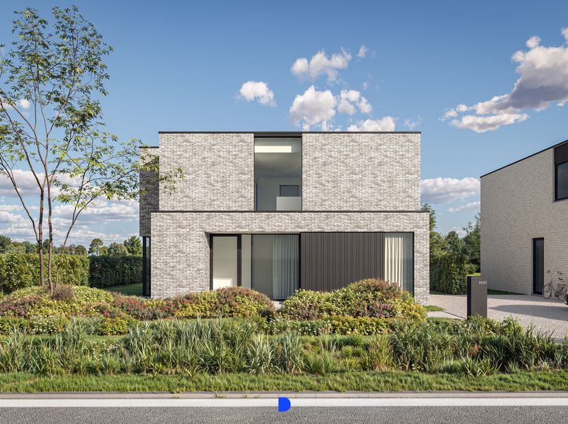 Prachtige nieuwbouwwoning in aanbouw in een rustige en landelijke omgeving.<br />
<br />
Indeling:<br />
Inkomhal met gastentoilet en bureau. Aan de a