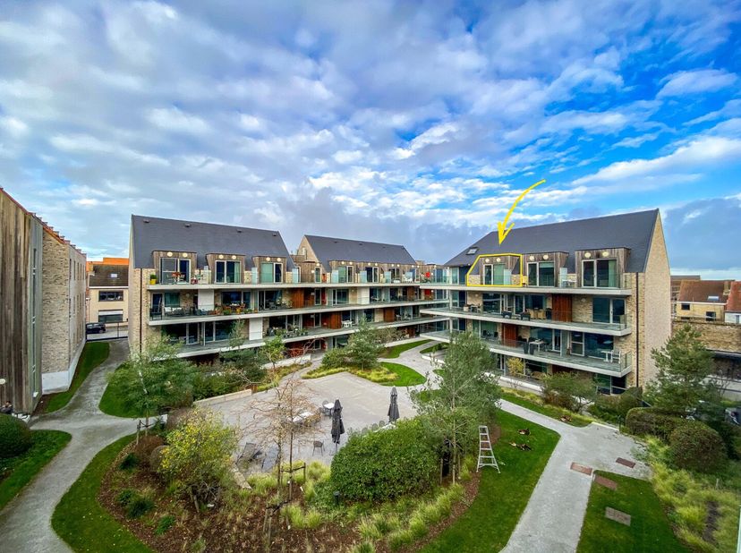 Op de site van het voormalige Clarissenklooster in het stadscentrum van het prachtige Nieuwpoort vindt u dit perfect onderhouden appartement terug (64