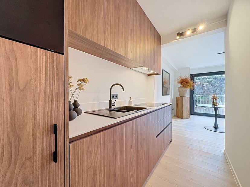 Découvrez ce superbe appartement entièrement rénové, situé à deux pas de la mer. Ce bien allie confort moderne et style contemporain.<br />
L’appartem