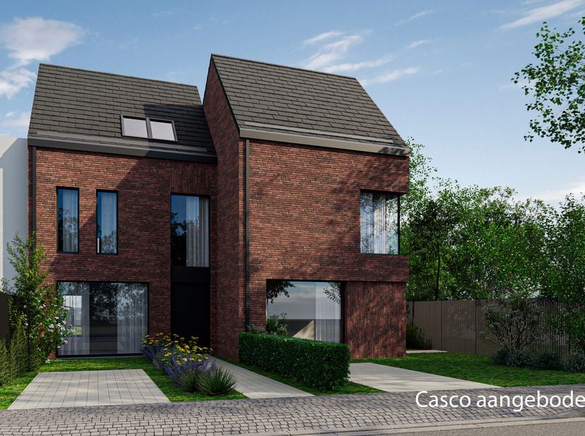 Casco nieuwbouwwoning met 4 slaapkamers te koop in Wuustwezel<br />
Op zoek naar een energiezuinige nieuwbouwwoning die u volledig naar eigen smaak ka
