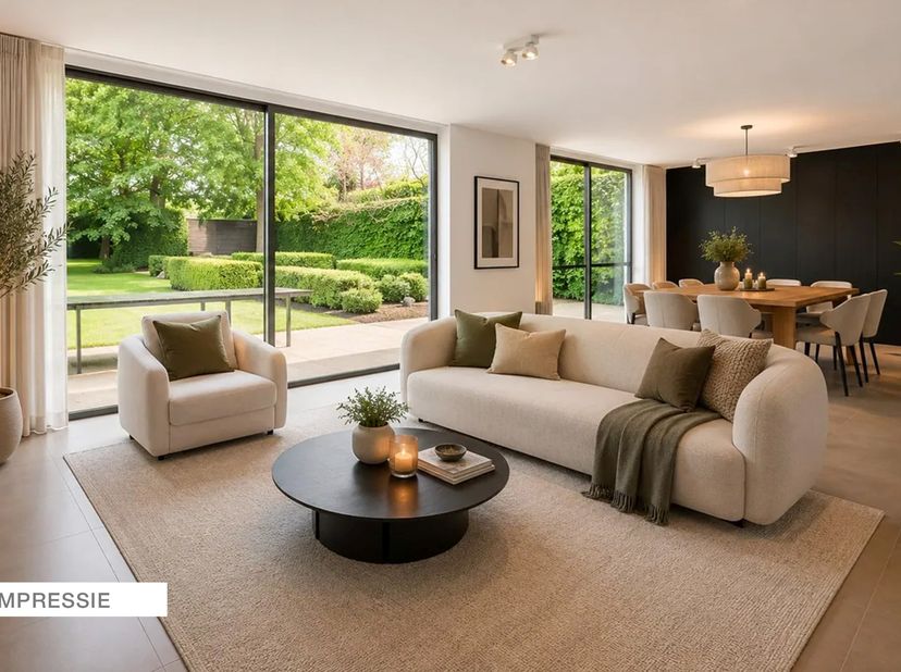 Deze woning combineert luxe, comfort en een overvloed aan natuurlijk licht, en vormt de ideale thuisbasis voor een gezin.  Deze eigendom biedt u de no