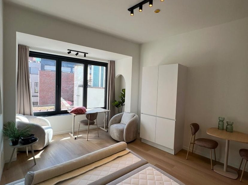 Ben je op zoek naar een moderne studio op een uitstekende locatie? Vanaf september 2026 is deze volledig gerenoveerde en bemeubelde studio beschikbaar