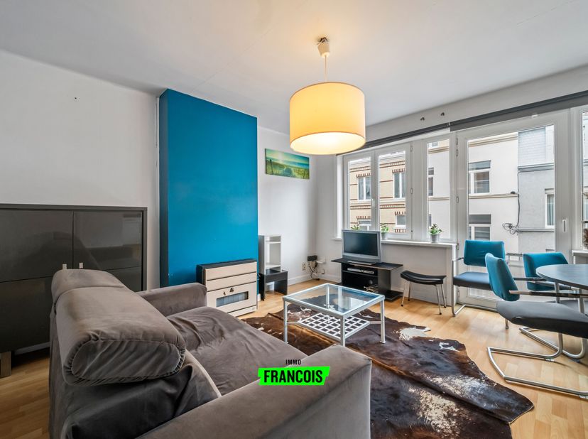 Ce appartement une chambre se trouve au premier étage dune résidence à petite échelle. Il ny a en tout que trois appartements dans limmeuble, il ny a
