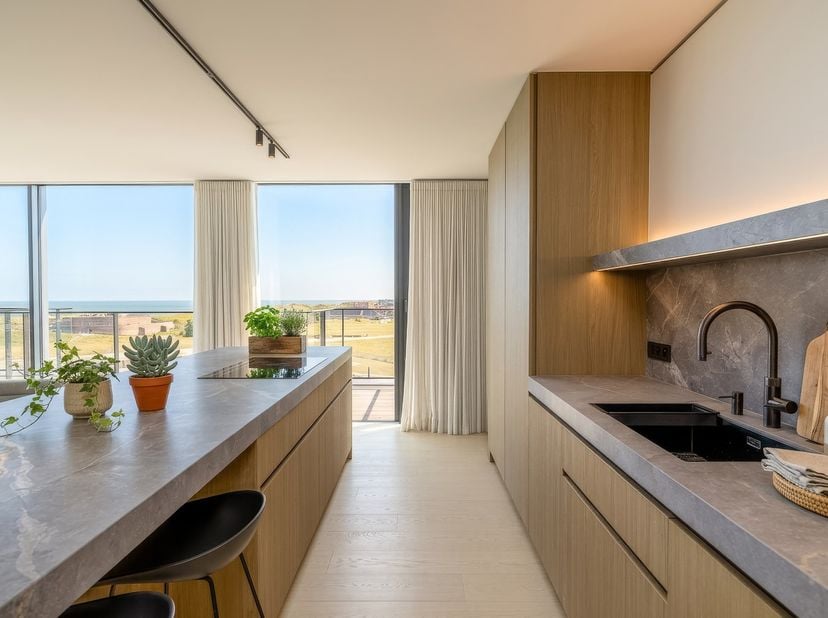 Op de prestigieuze site Oosteroever bevindt zich deze uitzonderlijke penthouse waar architectuur, comfort en verfijning naadloos samenkomen. Met panor