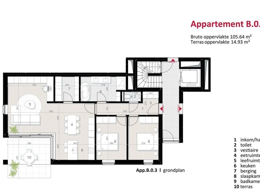 Appartement te koop in Bert Leysenlaan 21,
                    2490 Balen