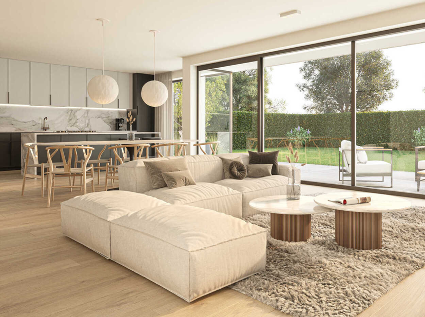 Découvrez le dernier lot disponible dans le charmant projet résidentiel à Dilbeek. Cette villa 4 façades combine une disposition réfléchie avec une si