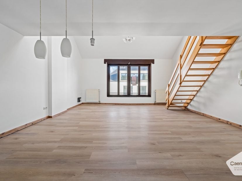 Op het gezellige Manitobaplein, op wandelafstand van het strand, het openbaar vervoer en de Grote Markt, bevindt zich dit aangename duplexappartement