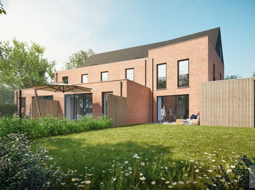 Op een uitstekende locatie te centrum Berlaar bevindt zich dit prachtige kleinschalig nieuwbouwproject bestaande uit 3 nieuwbouwwoningen, 1 HOB en 2 g