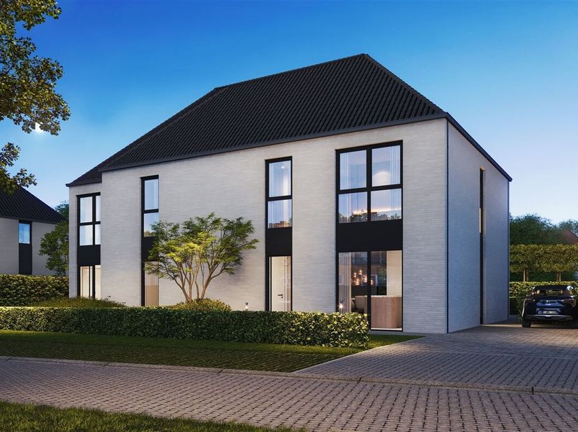 Halfopen energieneutrale parkvilla (215m²) op knap perceel van 3a80ca<br />
- Prijzen vanaf €495.000 (excl. kosten) - Mogelijkheid aan 6% BTW*<br />
D