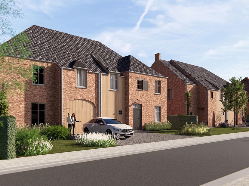 In het charmante nieuwbouwproject Vogelzang in Zonhoven vind je lot 5: een zeer statige woning op een perceel van 387 m² met een bewoonbare oppervlakt