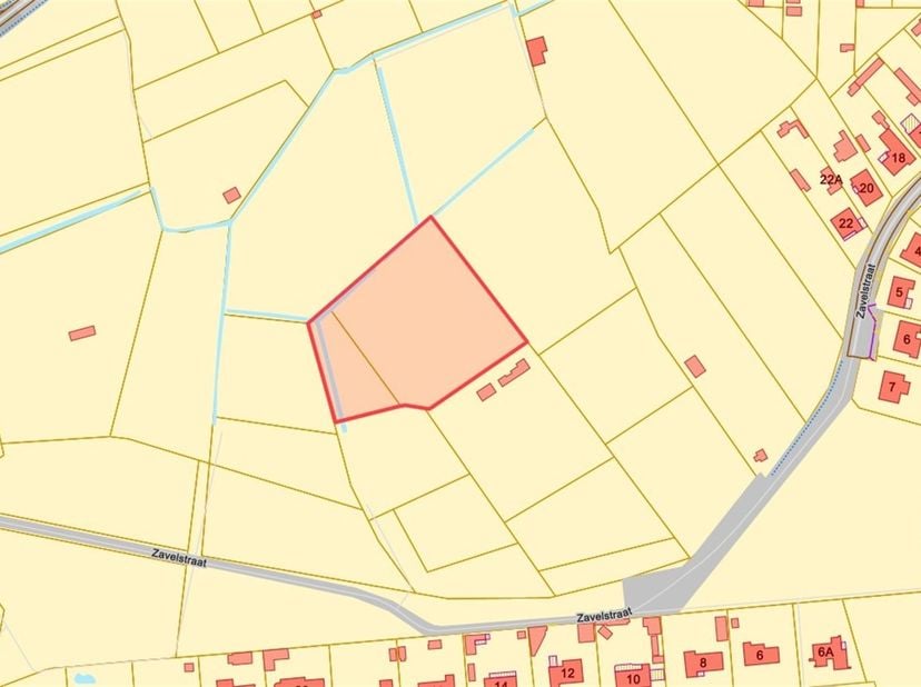 Perceel agrarisch gebied van 6540m² in Lille. <br />
<br />
Het perceel is gelegen tussen Heiend en de Zavelstraat met een vrij zicht op de omliggen