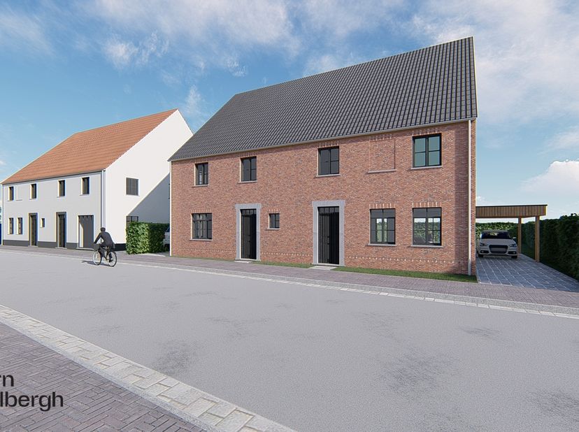 Vlakbij het centrum van Zevekote (Gistel) kan je deze nieuw te bouwen gezinswoning vinden. <br />
De woning maakt deel uit van een kleinschalig projec
