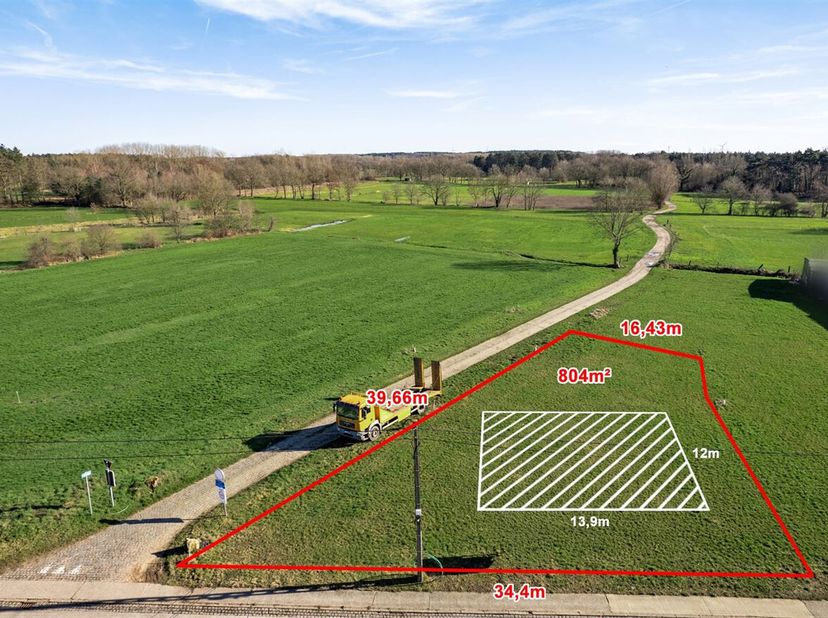 804 m2 de terrain constructible