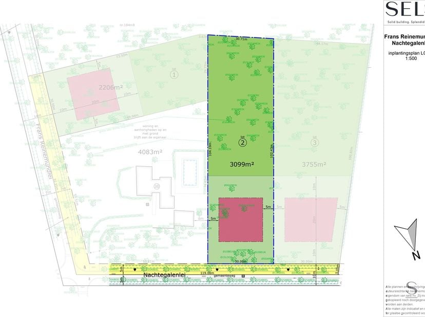 In de residentiële buurt Schotenhof bevindt zich deze uitzonderlijke open bouwgrond van ca. 3.099 m², een unieke opportuniteit voor wie droomt van een