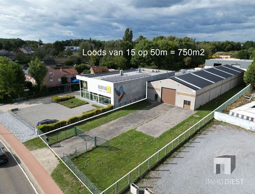                             Entrepôt avec bureau à louer à Tessenderlo
