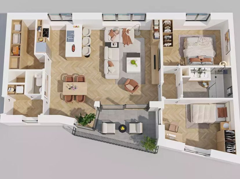 6 % de TVA possible (sous conditions) !<br />
W Residence est un projet de nouvelle construction BEN moderne et innovant, composé de quatre maisons et