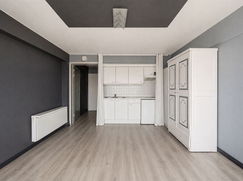 Te koop: Studio met frontaal zeezicht in Residentie Zonneweelde. <br />
<br />
Geniet elke dag van een adembenemend uitzicht op zee in deze studio op