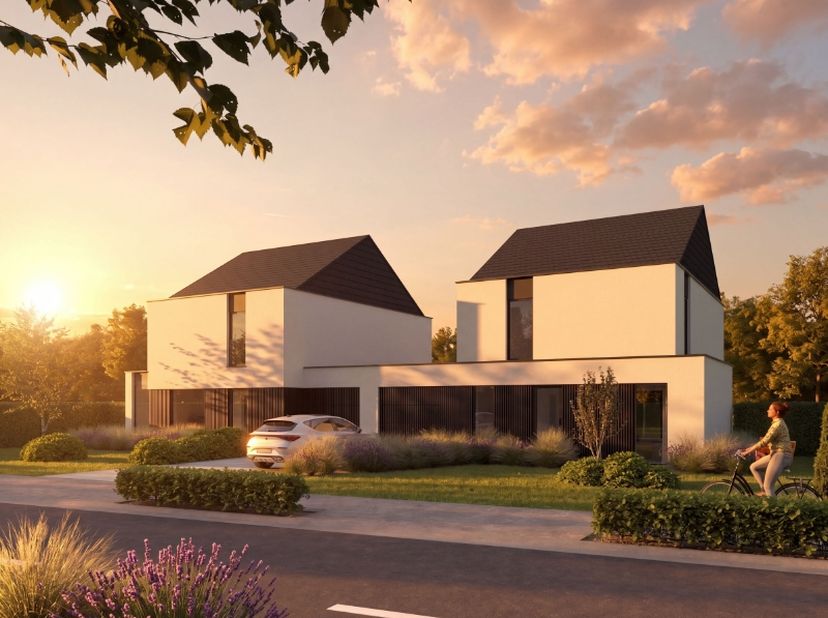 Ontdek de mogelijkheden van dit bijzonder perceel met een oppervlakte van 1059m² en een prachtige westelijke oriëntatie. Het unieke uitzicht op het gr