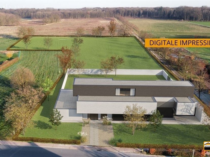 Rustig gelegen bouwgrond met bouwvergunning op  perceel van 1ha 19a 28ca <br />
te Kortessem, geschikt voor de bouw van een luxevilla met kelder en<b