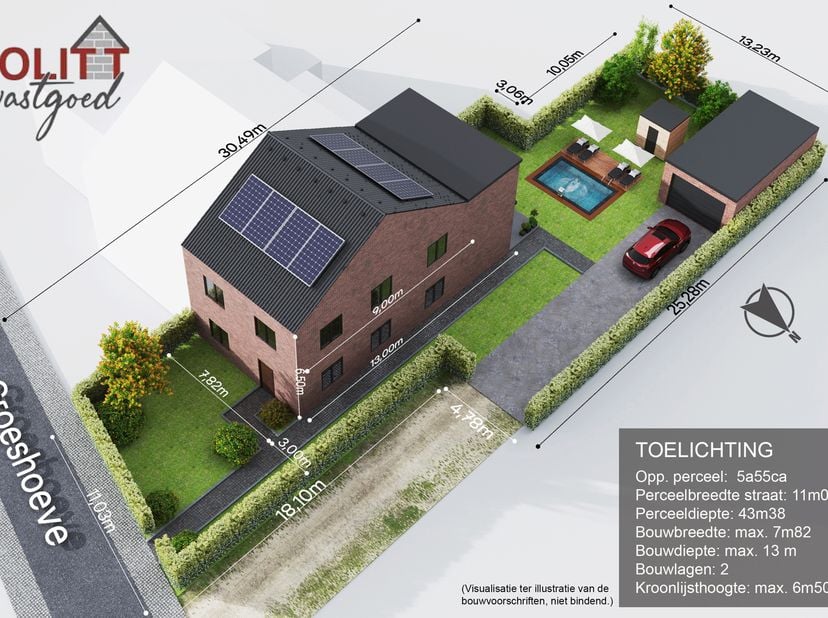 Terrain à vendre
                    à 2560 Kessel