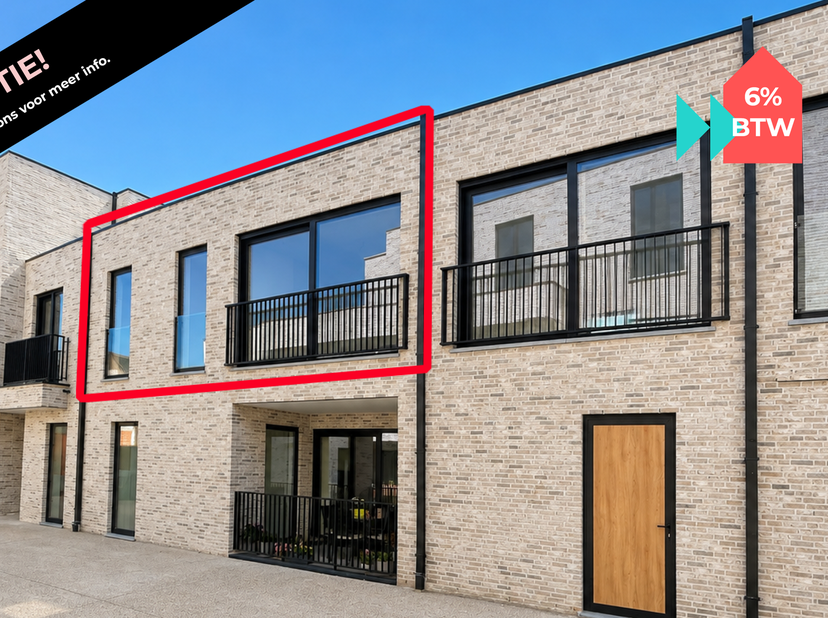 Ben je op zoek naar een instapklaar en energiezuinig appartement met een ruime slaapkamer op de eerste verdieping, centraal gelegen en toch rustig ges