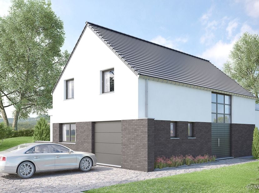 Prachtige nieuwbouwwoning op mooie locatie<br />
Deze nieuwbouwwoning kan voor u gerealiseerd worden volgens de meest energiezuinige norm (A+), dankzi