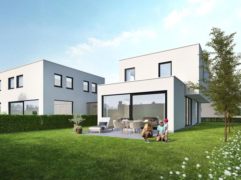 Ligging<br />
Rustig gelegen in de Jules de Saint Genoisstraat te Gentbrugge. Een makkelijke verbinding met het openbaar vervoer alsook de E40/E19.<br