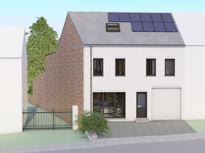 À Jandrain, dans un environnement calme et verdoyant avec une vue dégagée sur les campagnes, cette maison (grange) à rénover offre un excellent potent