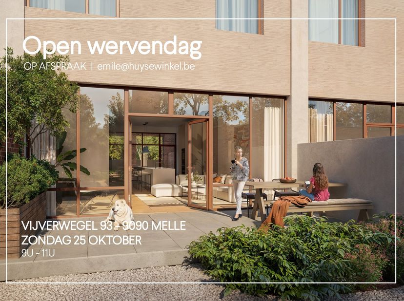 Appartement te koop in Vijverwegel 93,
                    9090 Melle