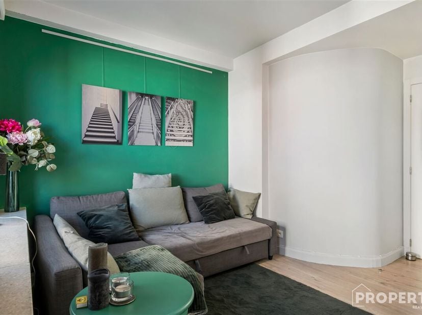 Cet appartement moderne d'une chambre à coucher offre une vie agréable au coeur d'Ostende. Un excellent choix pour une résidence permanente, une résid