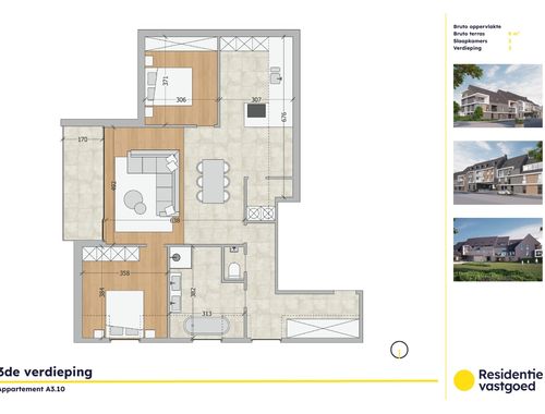                                         Appartement te koop in Oudenburg, € 347.700
