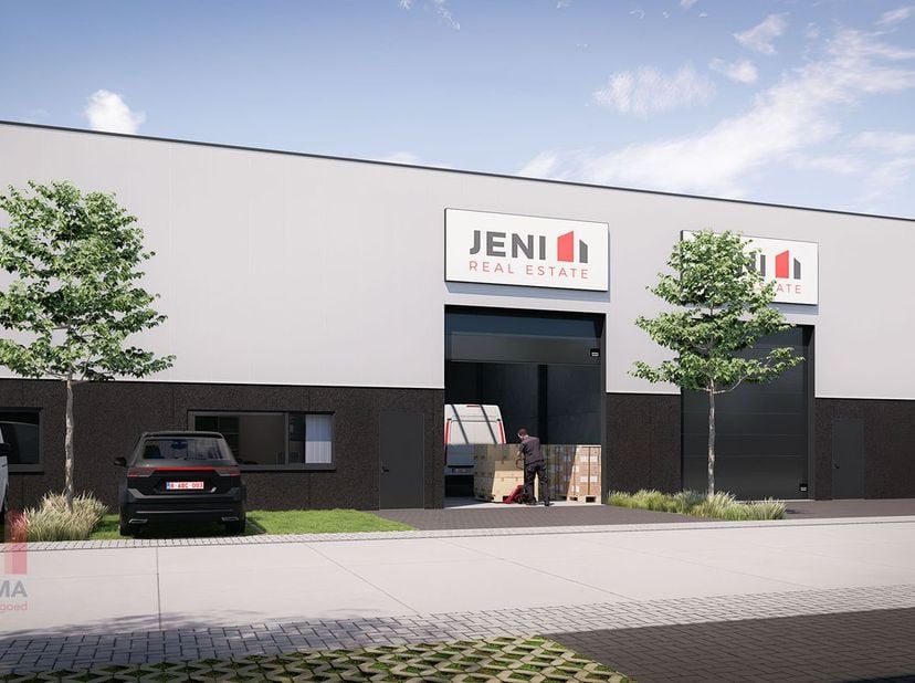 Nieuwbouw KMO-unit met een oppervlakte van 324 m² en 2 privatieve parkeerplaatsen te koop.<br />
Fantastisch gelegen op amper 2 km van de R0 op- en af