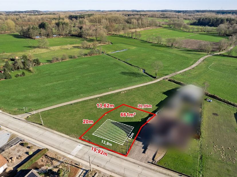 661 m² bouwgrond voor open bebouwing in een goedgekeurde verkaveling in Aarschot. Dit perceel biedt een helder bouwkader zonder bouwverplichting, zoda